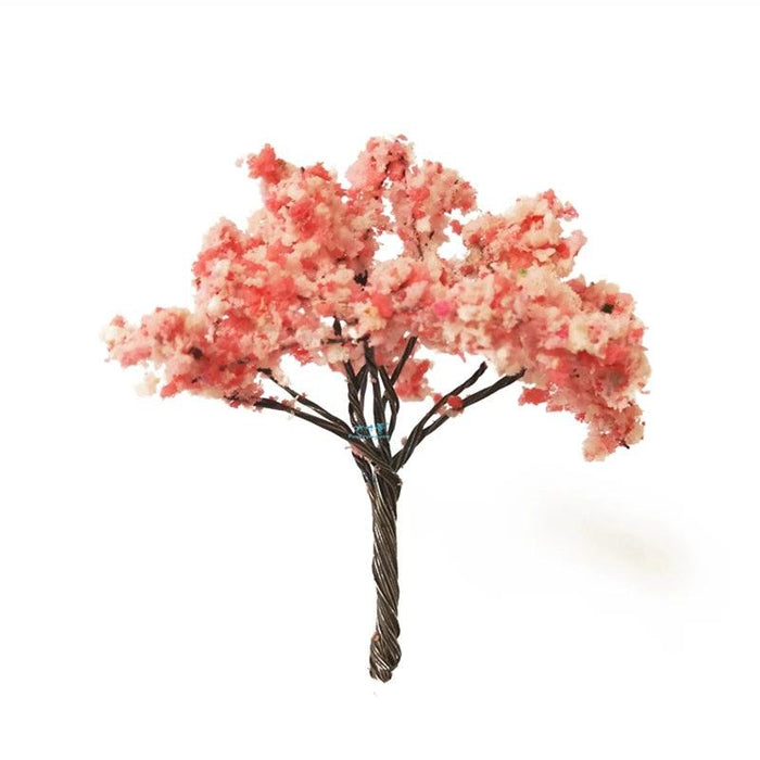 2PCS 40-65mm Sakura Tree Flower Model