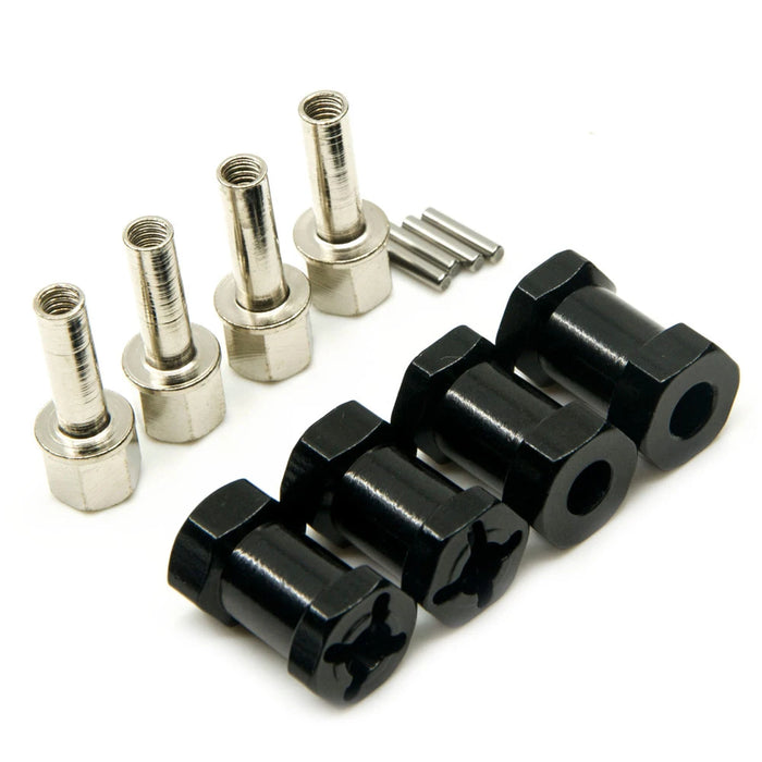 12mm Verlängerter Sechskantadapter 15/20/25/30mm 1/10 (Alu)
