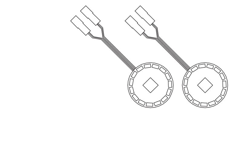 Carte de phare pour Absima CR4.4 Wolf 1/10