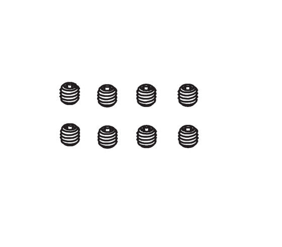 8PCS Headless Screw M3*3 for Absima CR4.4 1/10