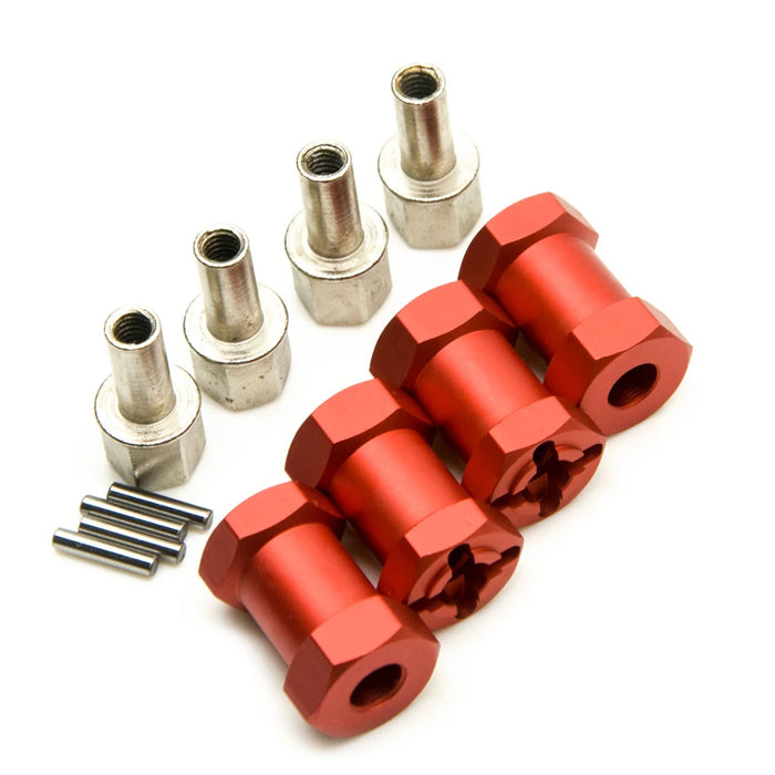 12mm Verlängerter Sechskantadapter 15/20/25/30mm 1/10 (Alu)