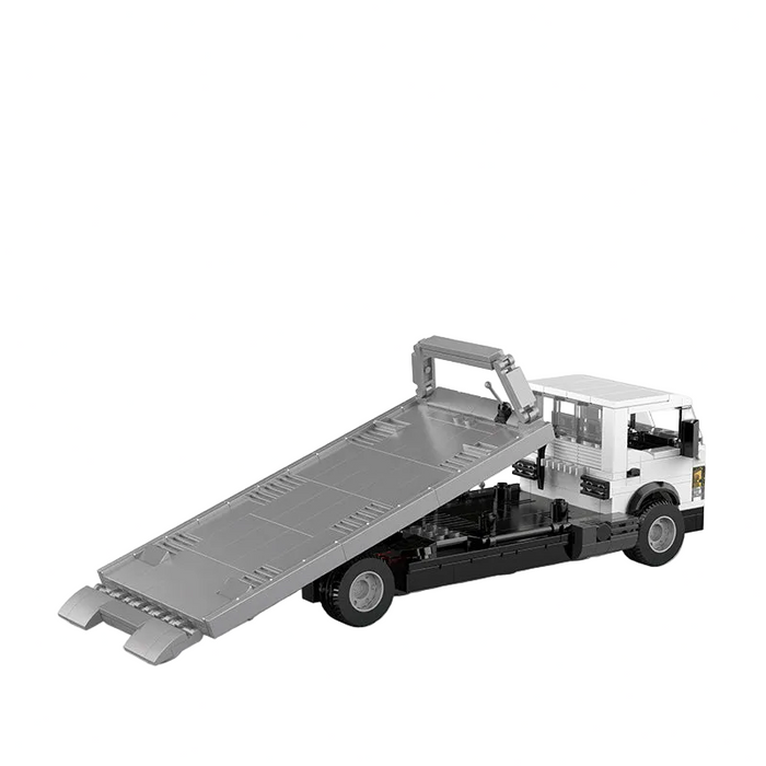 Pinbo PB8836 Flatbed Trailer Truck Model Building Blocks (482 Stukken)