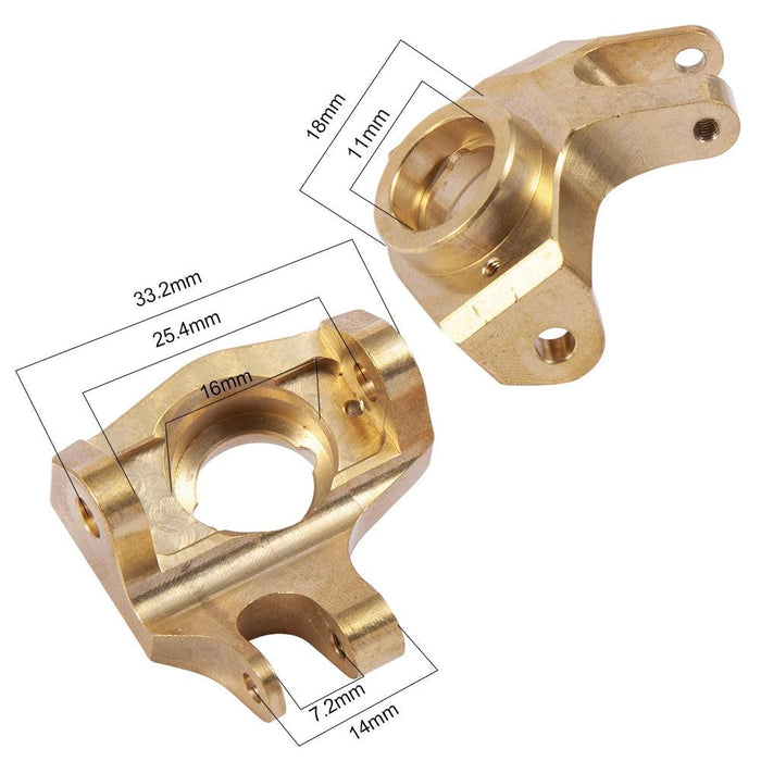 Vordere Lenkhebel für Axial SCX10 II 90046 90047 1/10 (Messing)