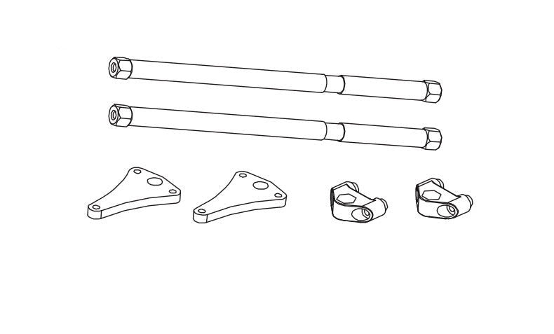 Support de corps charnière et pivot pour Absima CR4.4 1/10