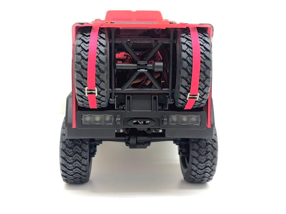 Hobby Plus DKR-4 Fortis 1/18 camion de rallye 4WD sans balais PNP (rouge)