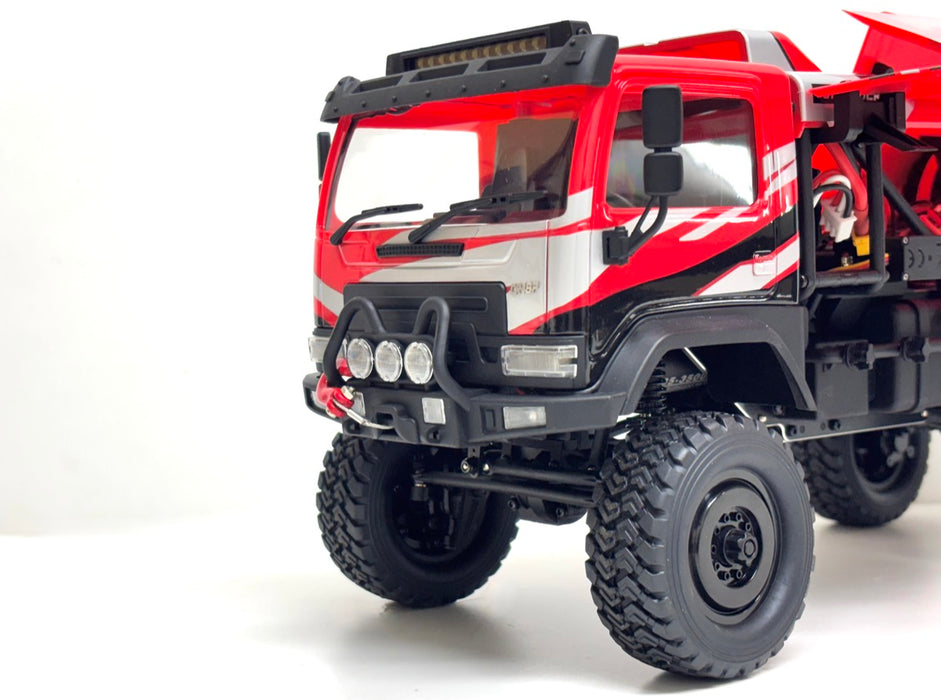 Hobby Plus DKR-4 Fortis 1/18 camion de rallye 4WD sans balais PNP (rouge)