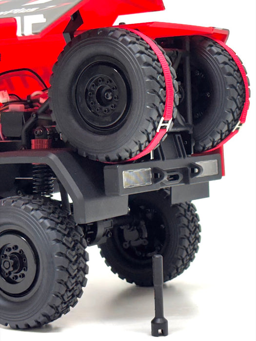 Hobby Plus DKR-4 Fortis 1/18 camion de rallye 4WD sans balais PNP (rouge)