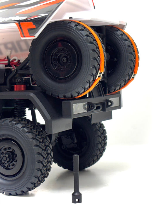 Hobby Plus DKR-4 Fortis 1/18 bürstenloser 4WD-Rallye-Truck PNP (Weiß)