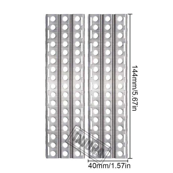 Échelle de sable 2 pièces 144x44mm pour chenille 1/10 (métaal)