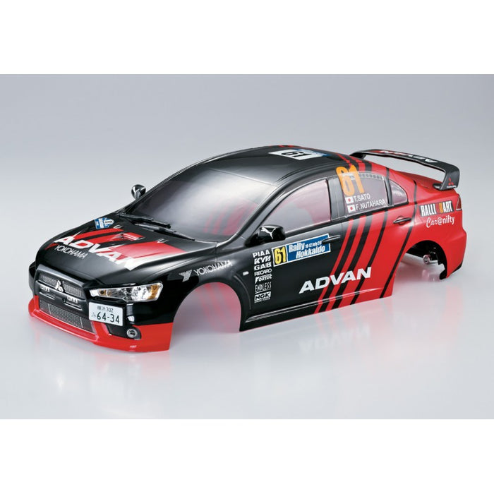 Killerbody Mitsubishi Lancer Evo X 190mm, Rally-racing, RTU all-in 1/10