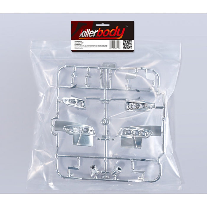 Killerbody Mitsubishi Lancer Evo X, Chrome parts, Exhaust, Mirror Set 1/10