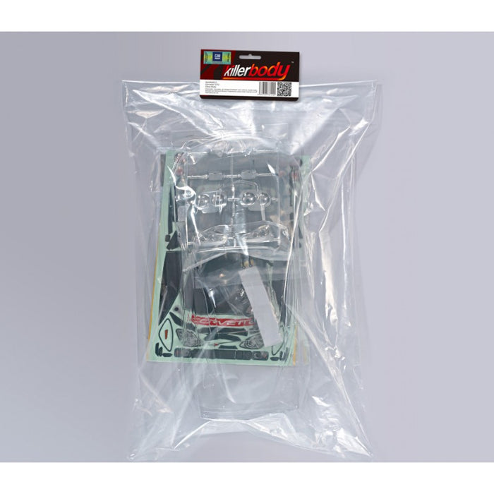 Killerbody Corvette GT2 190mm, Clear Body, Kit all-in 1/10