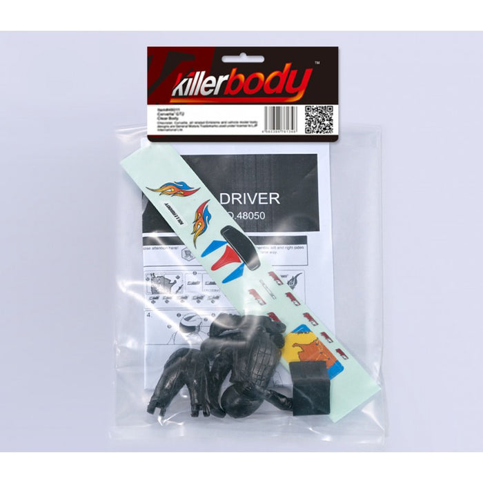 Killerbody Driver Doll, Decal Set 1/10