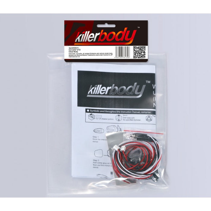 Killerbody Rear View Mirror Set "SUV" w/ LED's 1/10
