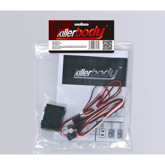 Killerbody LED Light Set w/Controller Box (4 LED's) 1/10