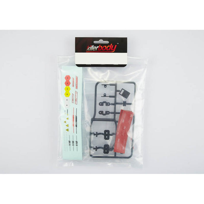 Killerbody Simulation Touring Car Motor Type-A, Lexan, Clear 1/10