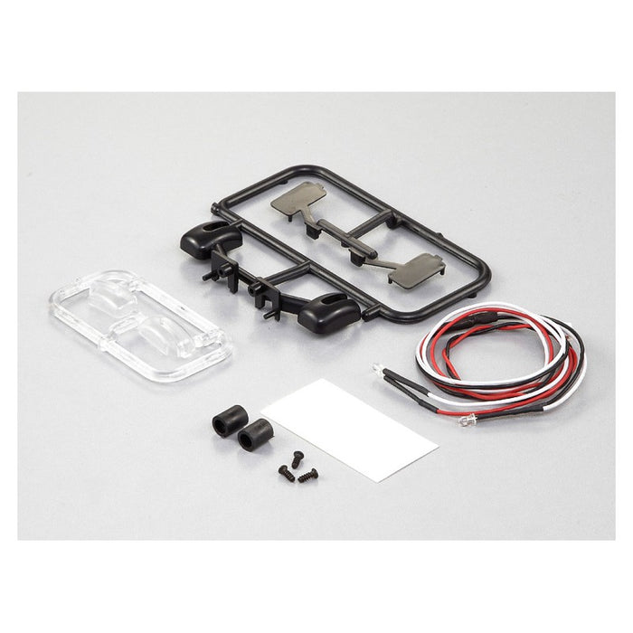 Killerbody Rear View Mirror Set Type-F w/ LED's 1/10