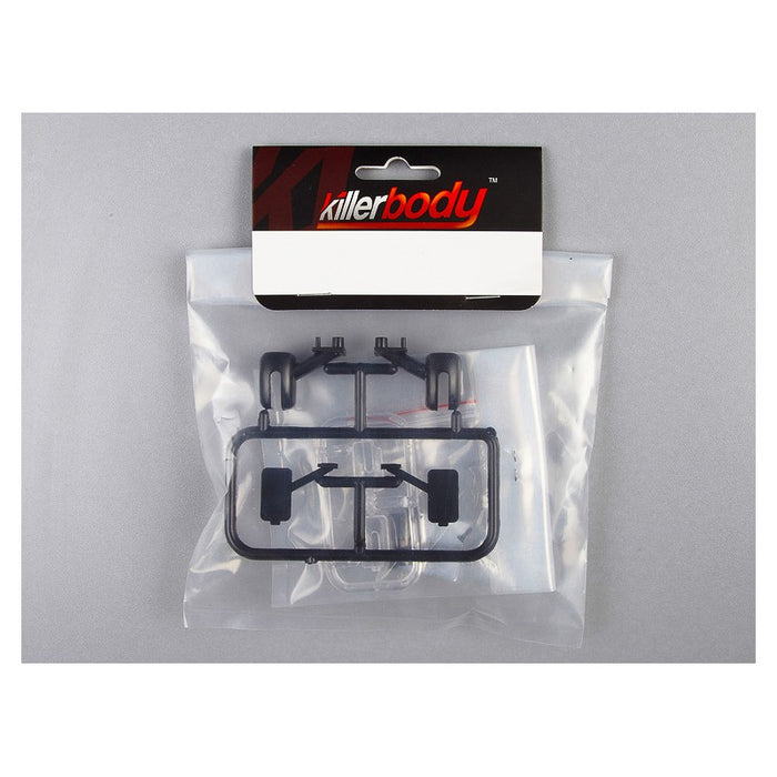 Killerbody Rear View Mirror Set Type-F w/ LED's 1/10