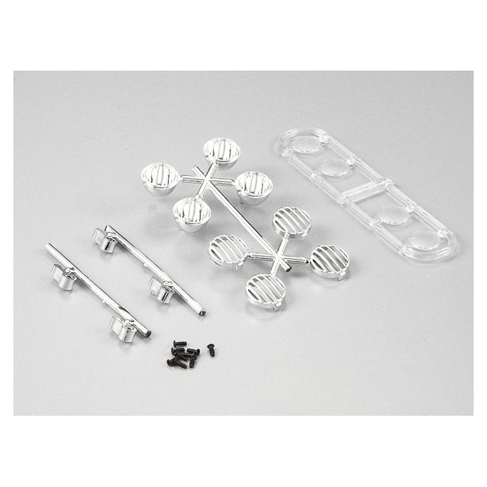 Killerbody Roof Rack Chrome Light Cup Set Type "A" 1/10