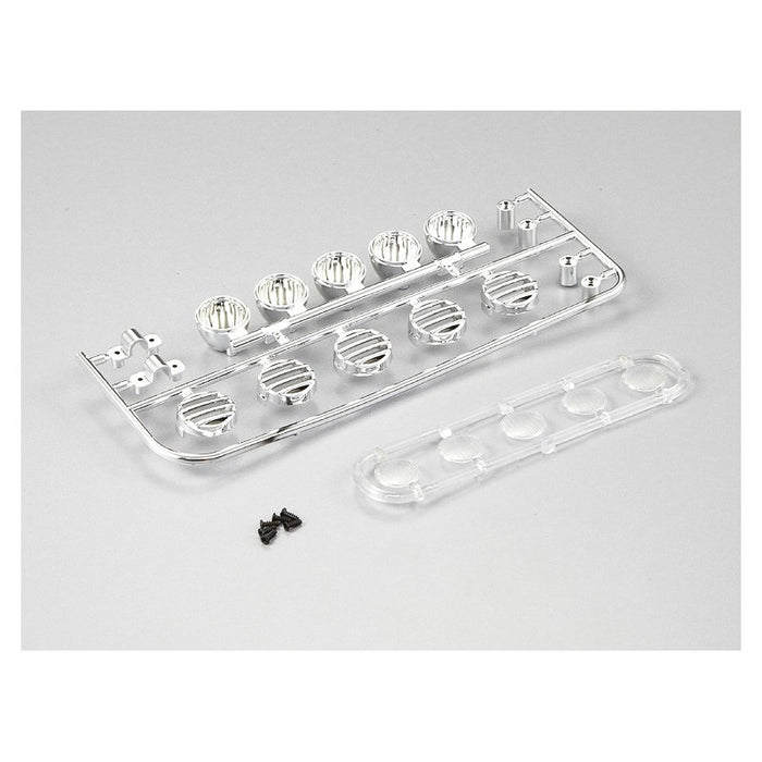 Killerbody Roof Chrome Light Cup Set Type "A" 1/10