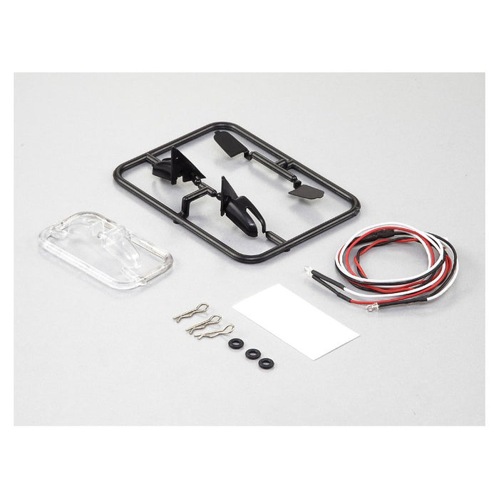 Killerbody Rear View Mirror Set Type-A w/ LED's 1/10