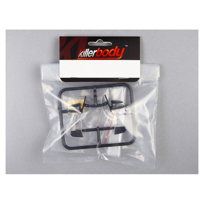 Killerbody Rear View Mirror Set Type-B w/ LED's 1/10