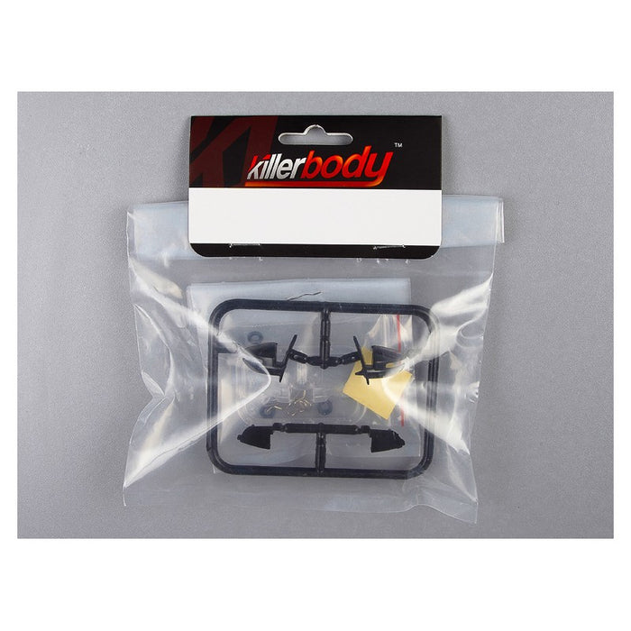 Killerbody Rear View Mirror Set Type-D w/ LED's 1/10