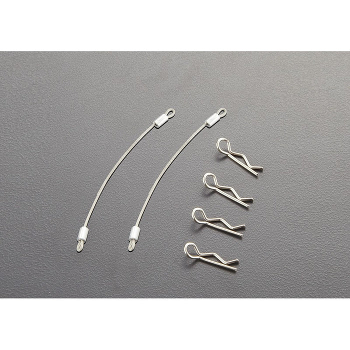 Killerbody 4PCS Body Clips w/ 2PCS Metaal Cord 80mm