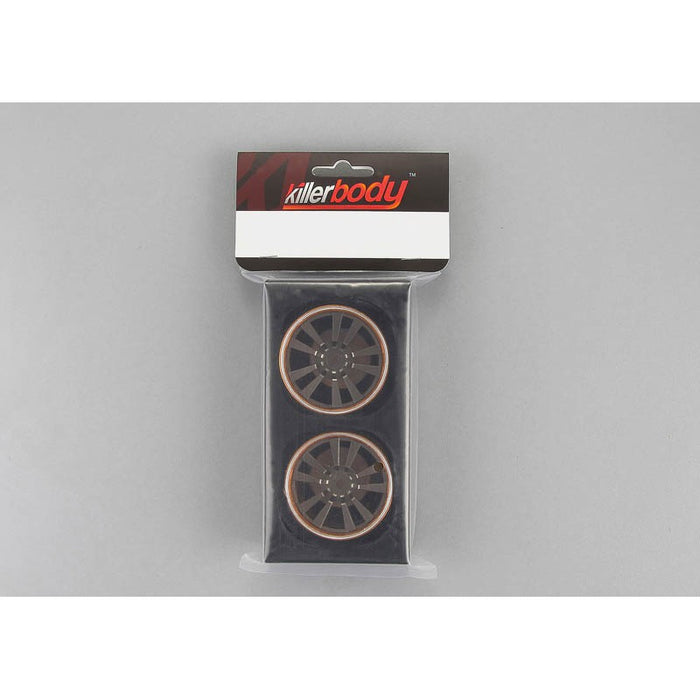 Killerbody Touring Car "dI-Design" Rims 1/10 (Alu, Gray/Gold)