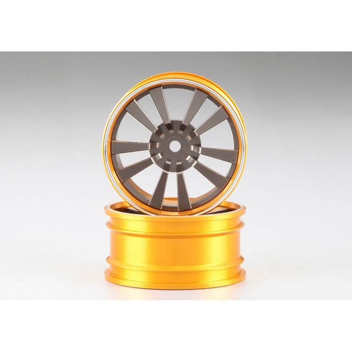 Killerbody Touring Car "dI-Design" Rims 1/10 (Alu, Gray/Gold)