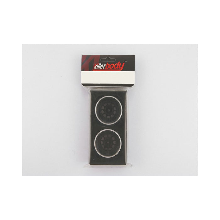 Killerbody Alfa Romeo SZ Wheel Rims 1/10 (Black / Gold, Alu)