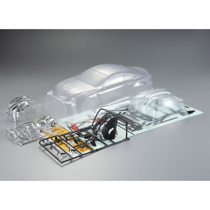 Killerbody Lexus RC F 195mm Clear Body, Kit All-in 1/10