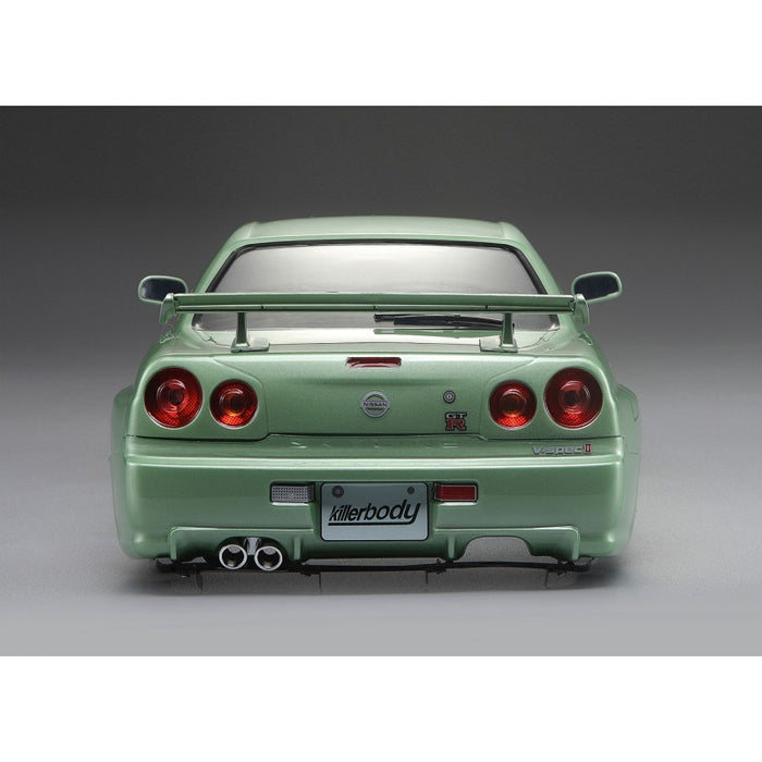 Killerbody Nissan Skyline R34 195mm, RTU all-in 1/10 (Champaign-Green)