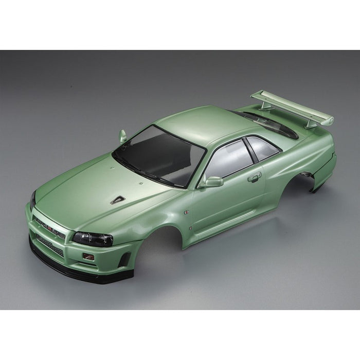 Killerbody Nissan Skyline R34 195mm, RTU all-in 1/10 (Champaign-Green)