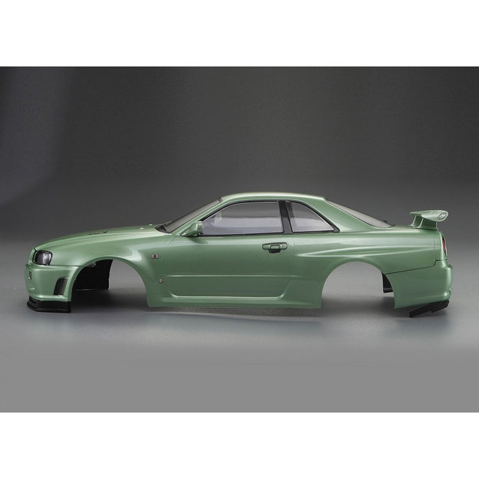 Killerbody Nissan Skyline R34 195mm, RTU all-in 1/10 (Champaign-Green)