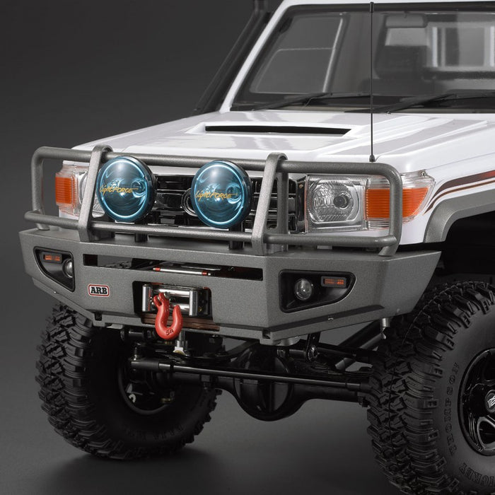 Killerbody Bumper w/ LEDs 1/10 Truck (Alu, Silver)