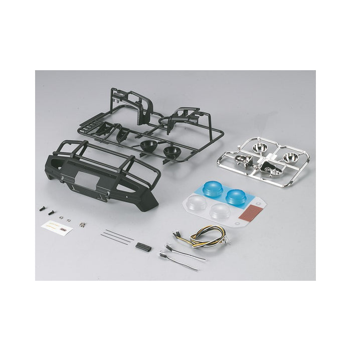 Killerbody Bumper w/ LEDs 1/10 Truck (Alu, Black)