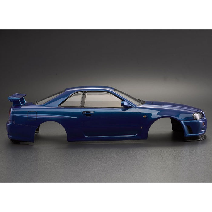 Killerbody Nissan Skyline R34 195mm Body RTU all-in 1/10 (Blue)