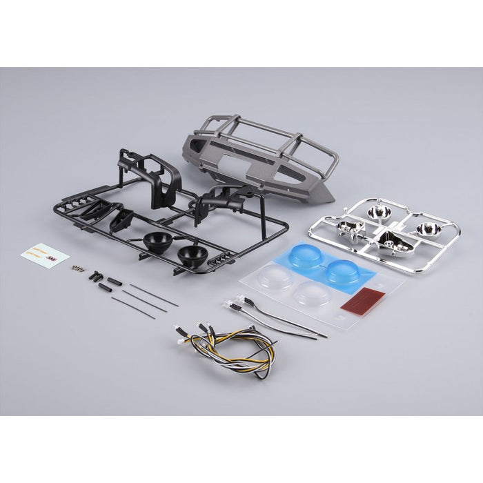 Killerbody LC70 Bumper w/ LEDs 1/10 Truck (Alu, Grey)