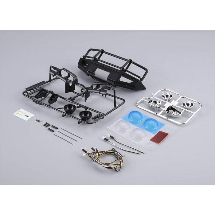 Killerbody LC70 Bumper w/ LEDs 1/10 Truck (Alu, Black)