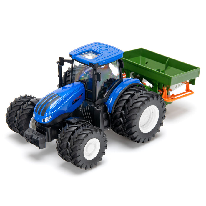 Korody RC Tractor w/ Dual Wheels & Fertilizer Spreader 1/24 PNP