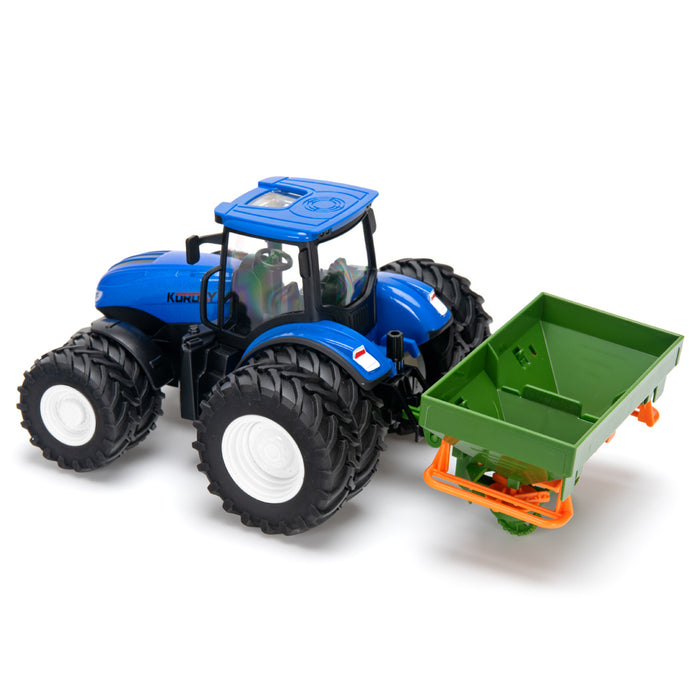 Korody RC Tractor w/ Dual Wheels & Fertilizer Spreader 1/24 PNP