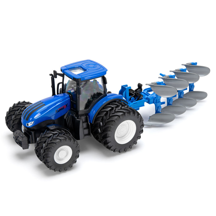 Korody RC Tractor w/ Double Wheels & Flip Plow 1/24 PNP