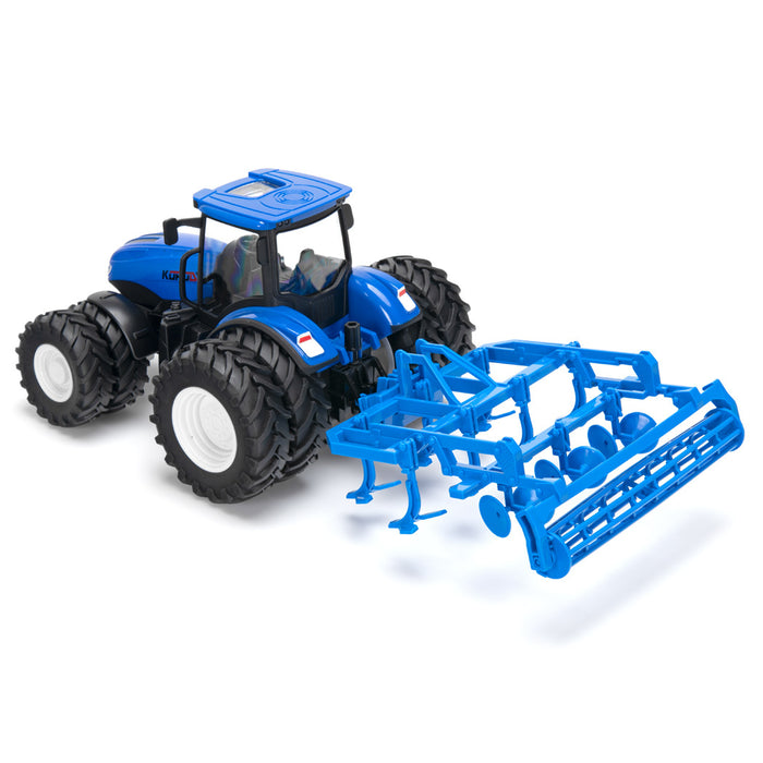 Korody RC Tractor w/ Dual Wheels & Combined Land Grader 1/24 PNP