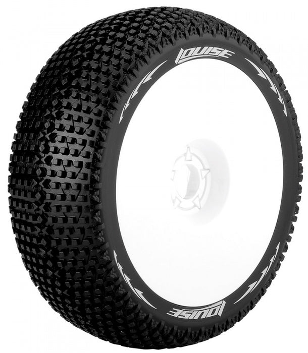 Jeu de roues de buggy Louise 2PCS B-TURBO 84x42mm 1/8
