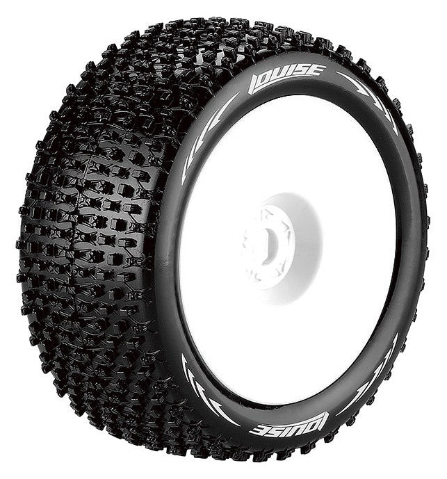 Louise 2PCS T-PIRATE 144.9x62.3mm 1/8 Truggy Wheel Set