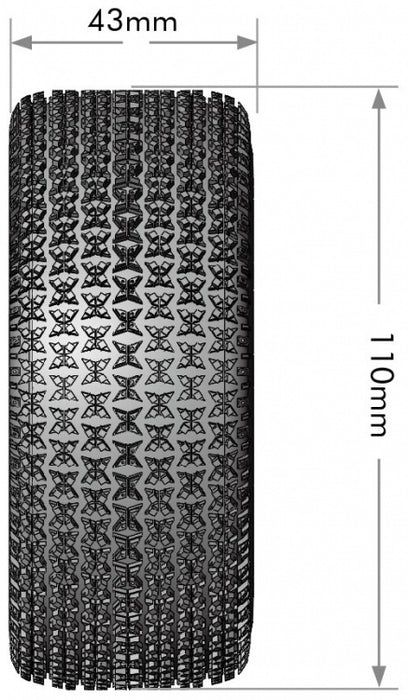 Louise 2PCS SC-MAGLEV 110x43mm 1/10 Short-Course-Radsatz