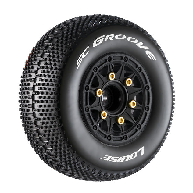 Louise 2PCS SC-GROOVE 109x43mm 1/10 Set de roues Short Course
