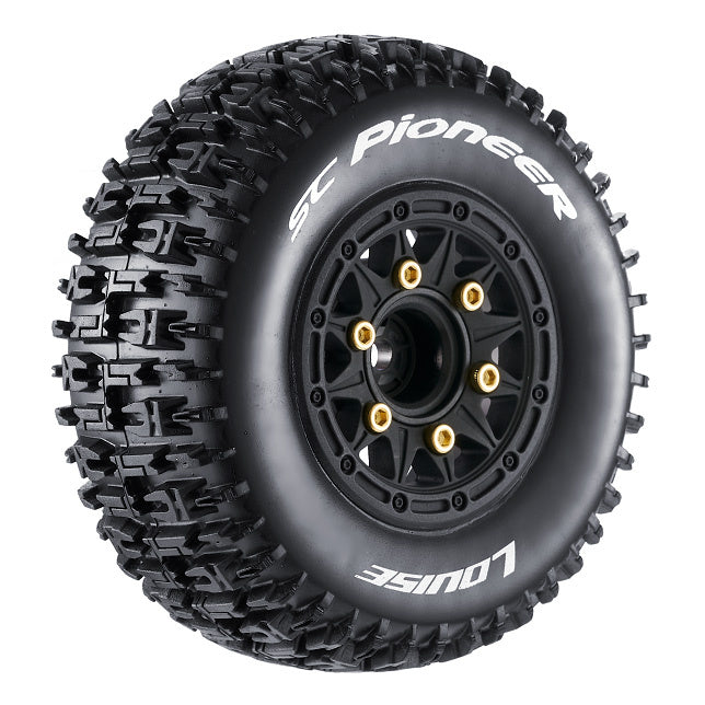 Louise 2PCS SC-PIONEER 112x43mm 1/10 Short Course Wheel Set