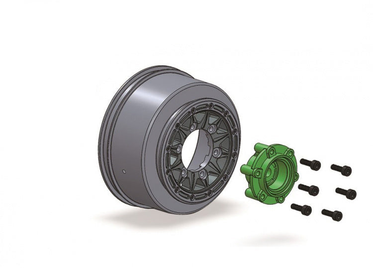 Louise 2PCS SC-PIONEER 112x43mm 1/10 Short Course Wheel Set